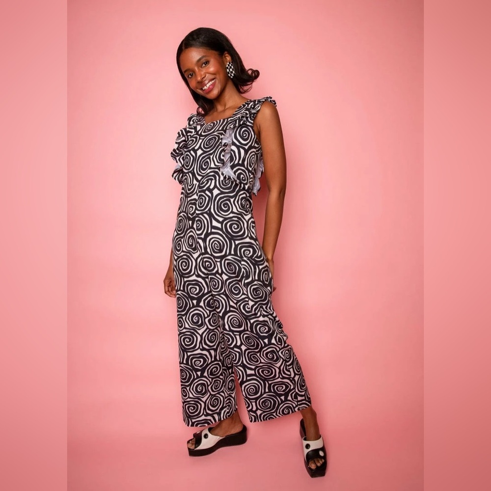XS Anthropologie Dazey LA Tripnosis Rufflealls NWT!